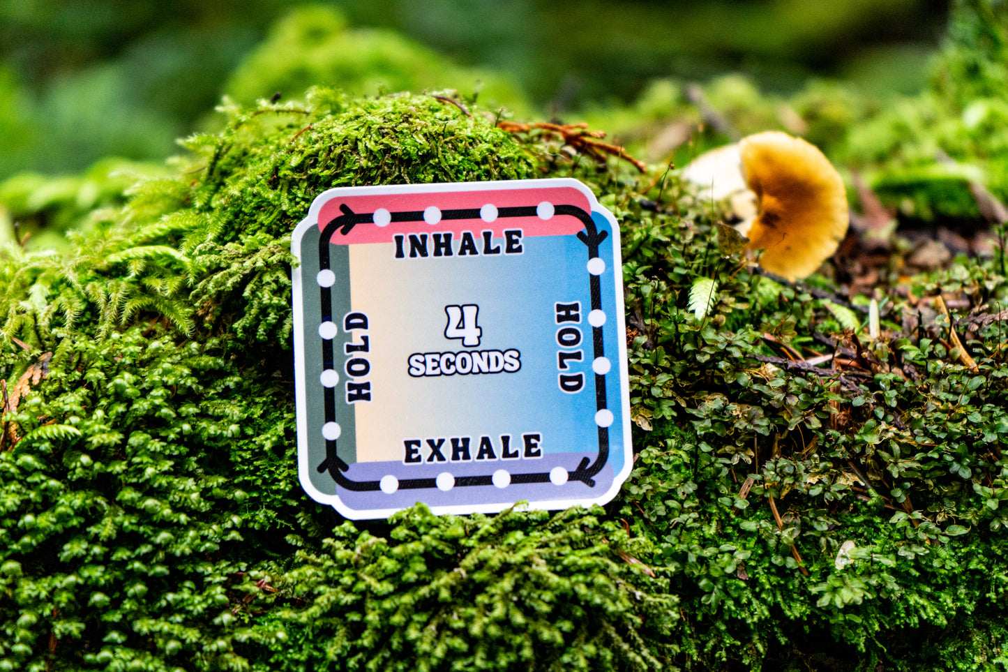 Box Breathing Square Sticker