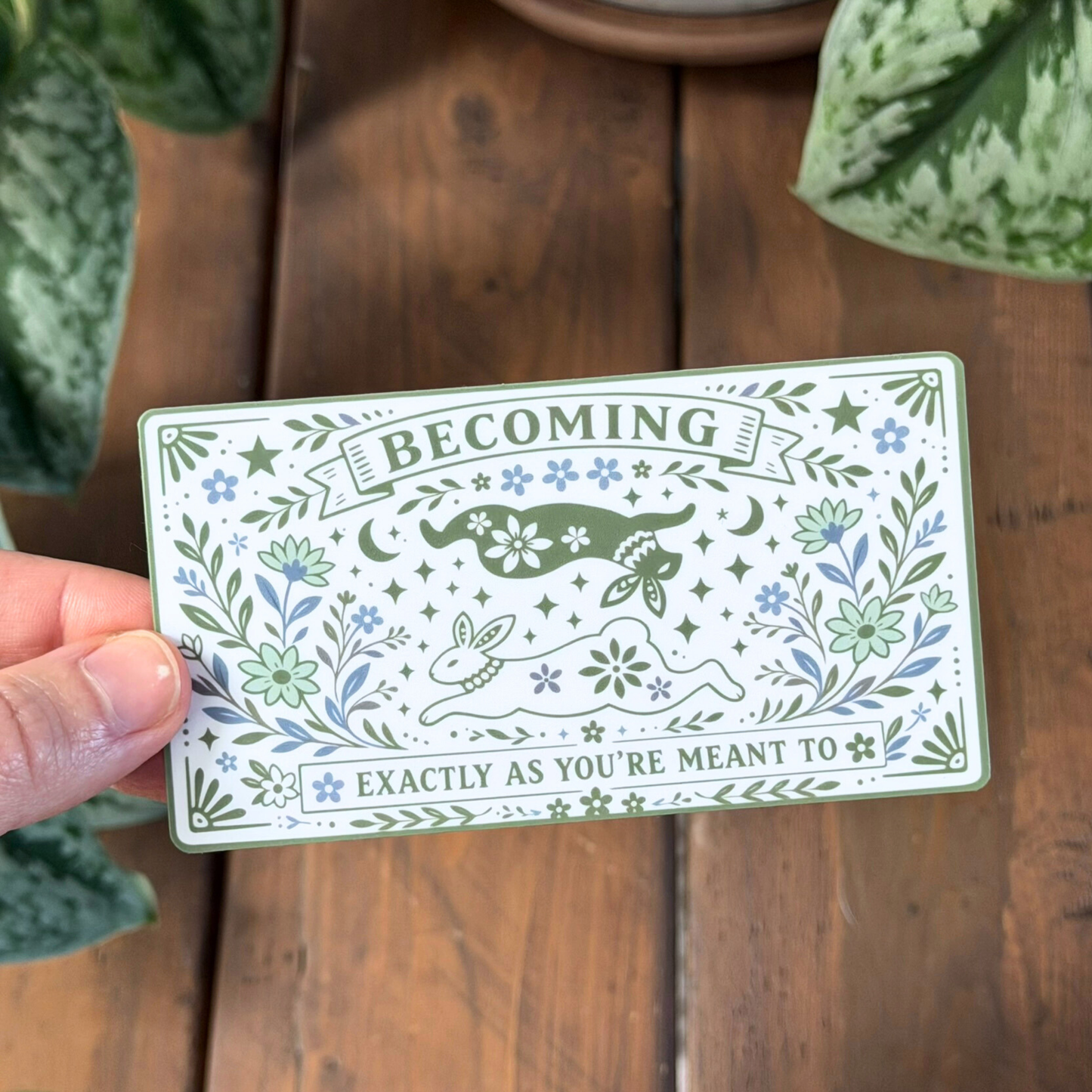 Becoming Affirmation Sticker
