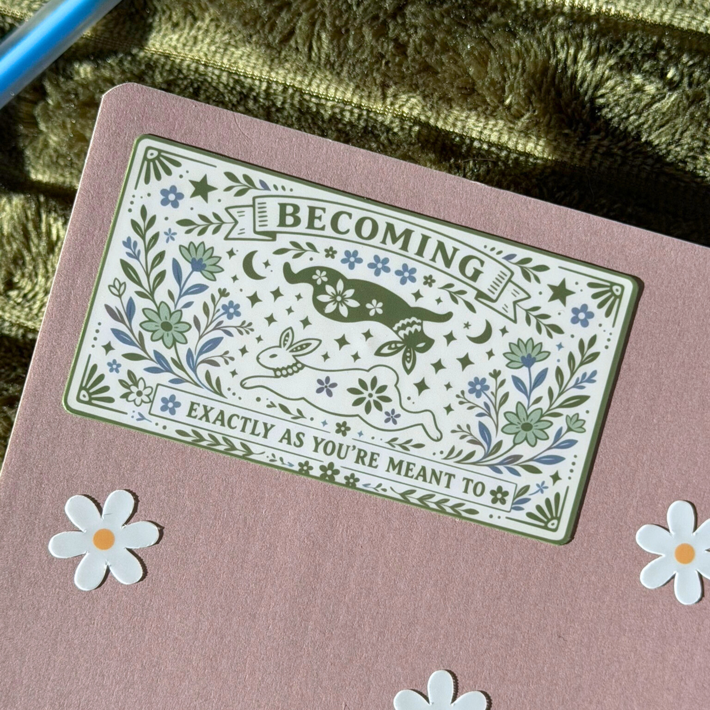 Becoming Affirmation Sticker