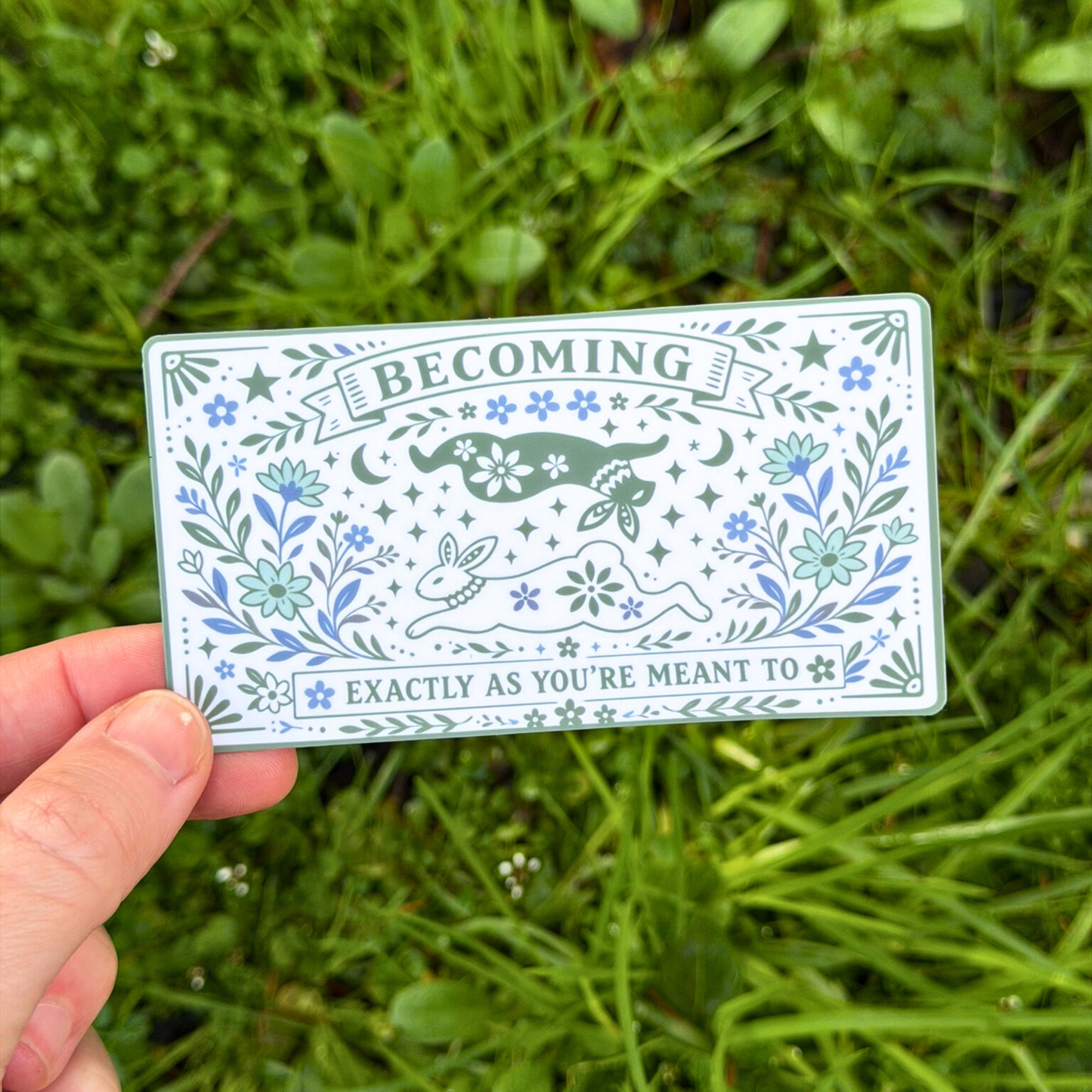 Becoming Affirmation Sticker