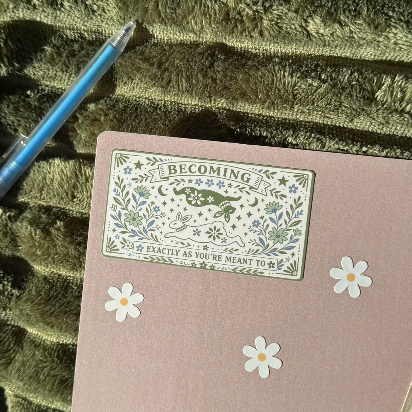 Becoming Affirmation Sticker