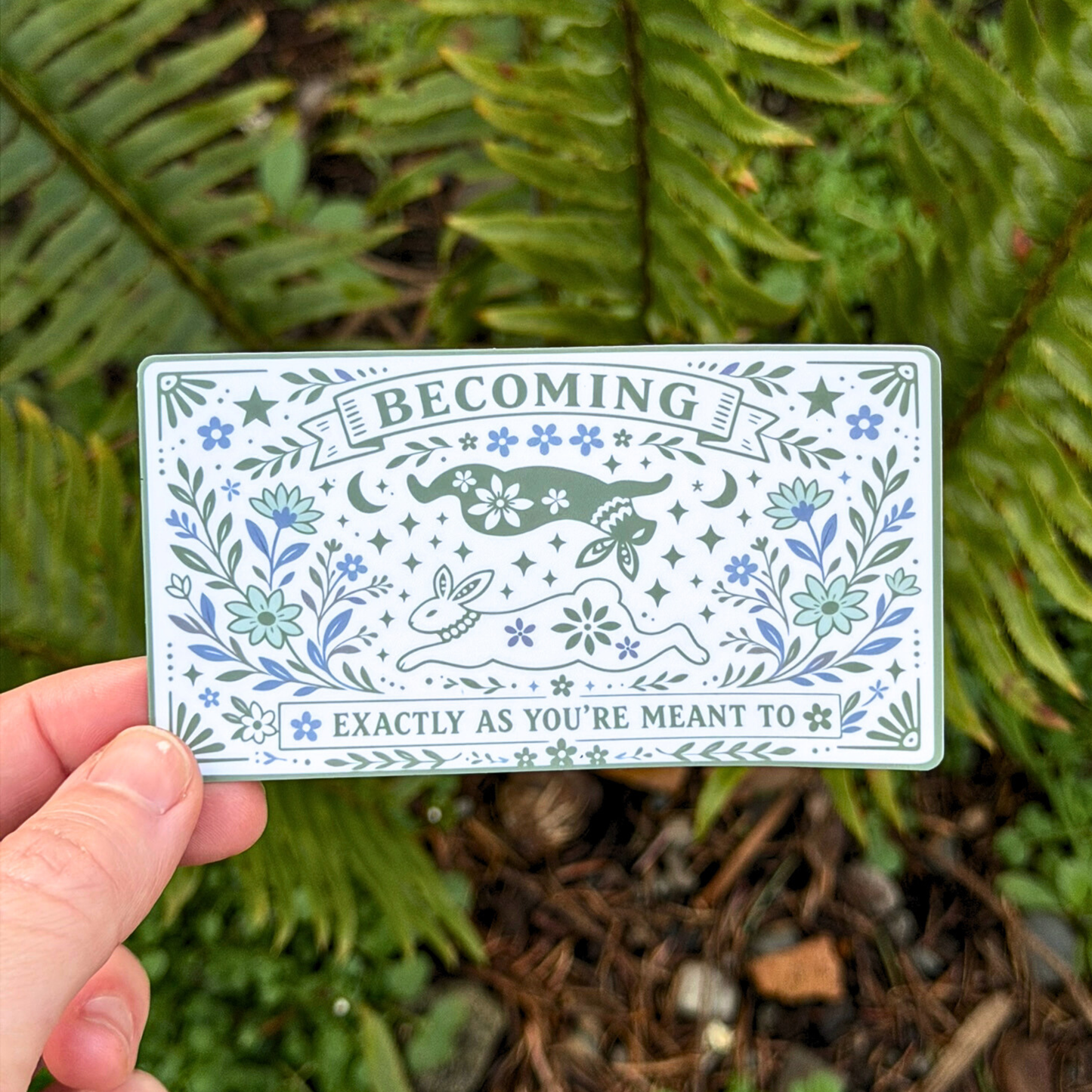 Becoming Affirmation Sticker