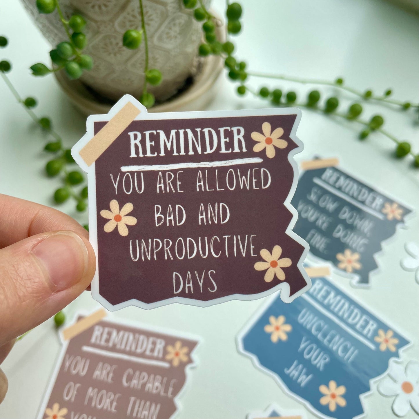 Mental Health Reminder Stickers