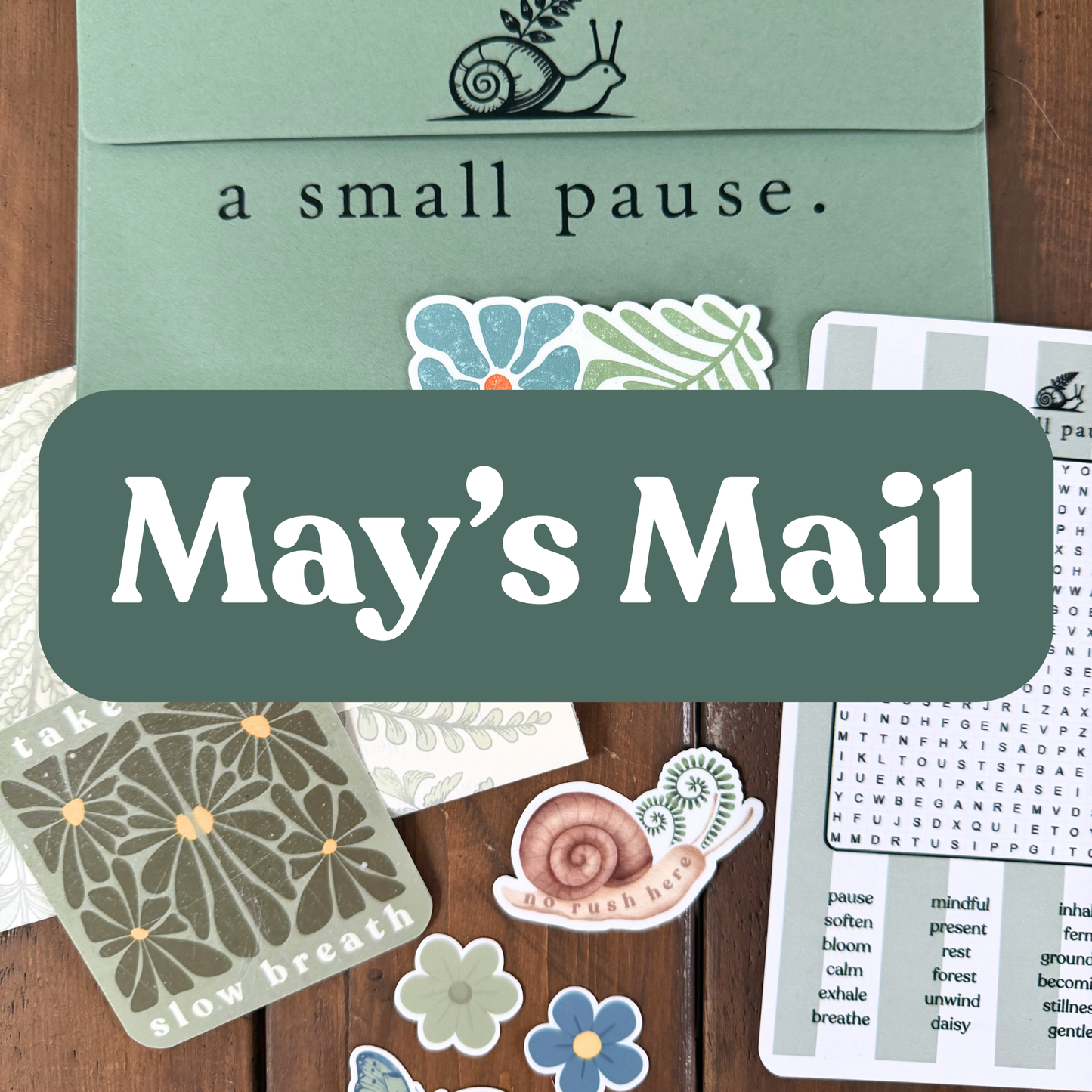 A Small Pause - Monthly Snail Mail Club