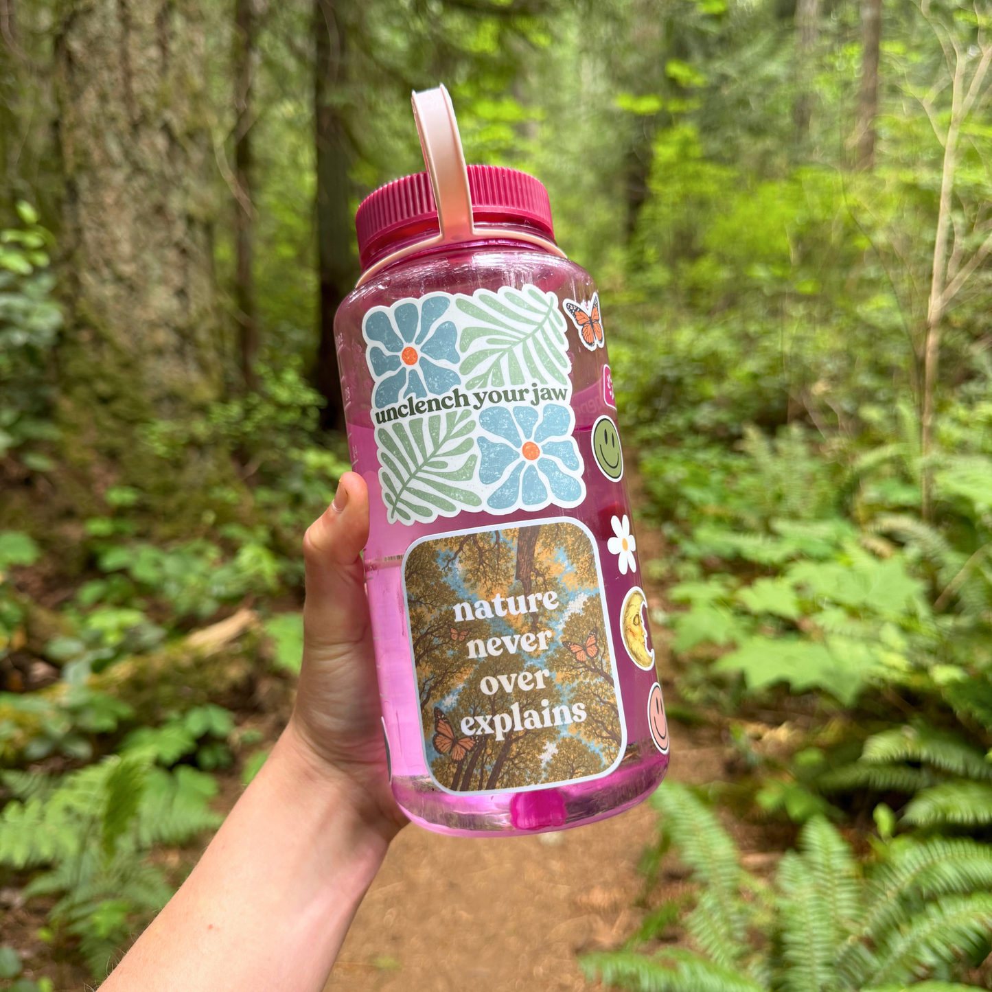 Nature Never Overexplains Sticker