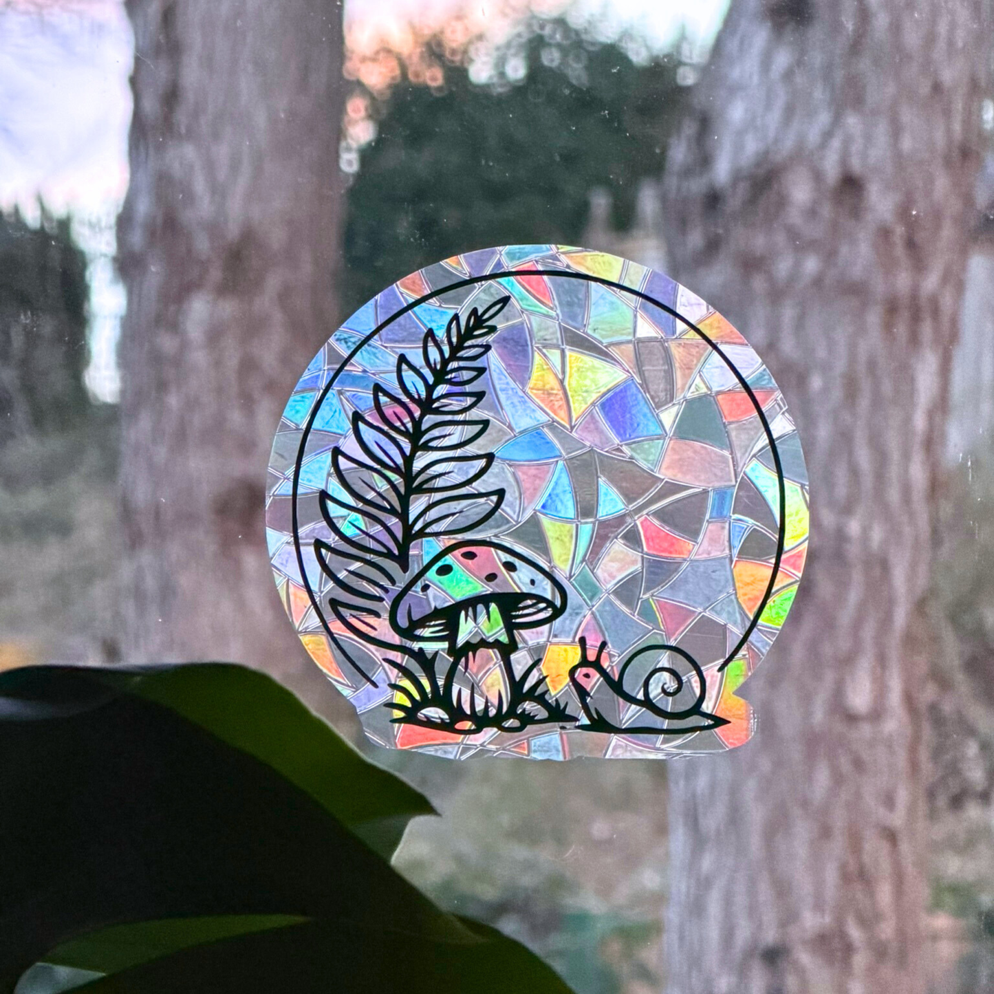 Fern Snail Suncatcher