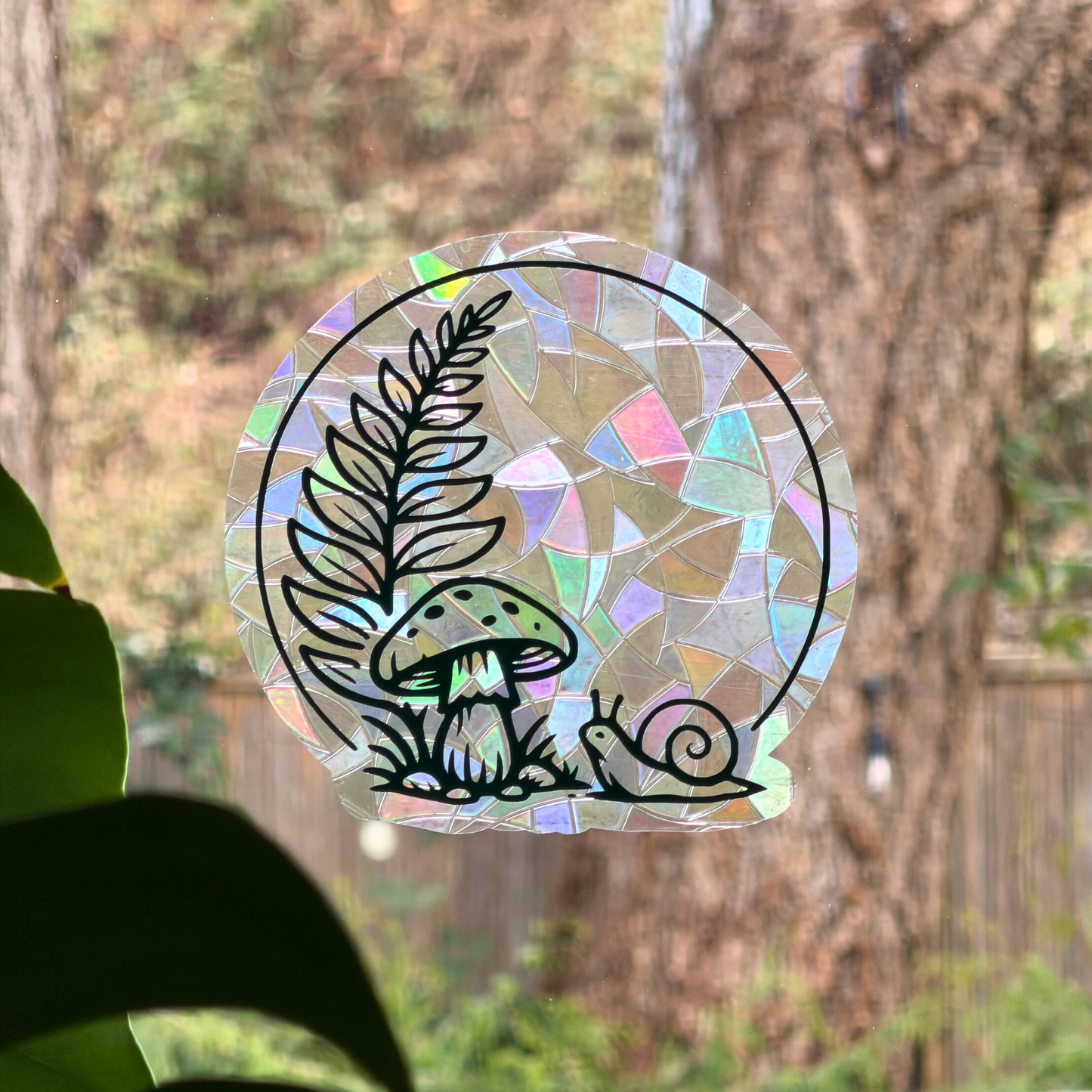 Fern Snail Suncatcher