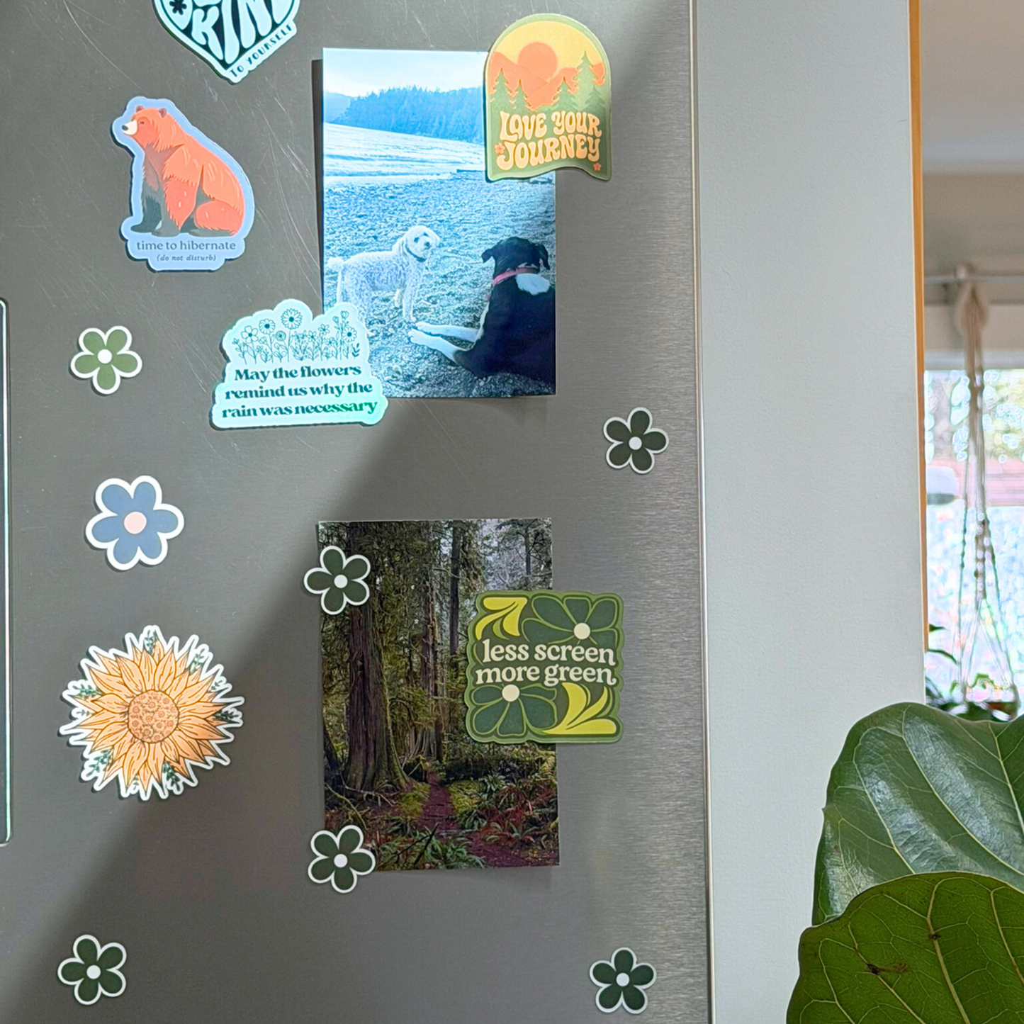 Less Screen More Green Magnet