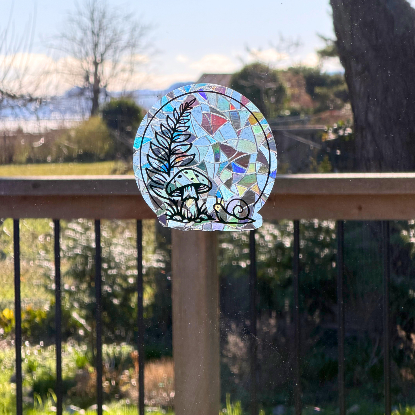 Fern Snail Suncatcher