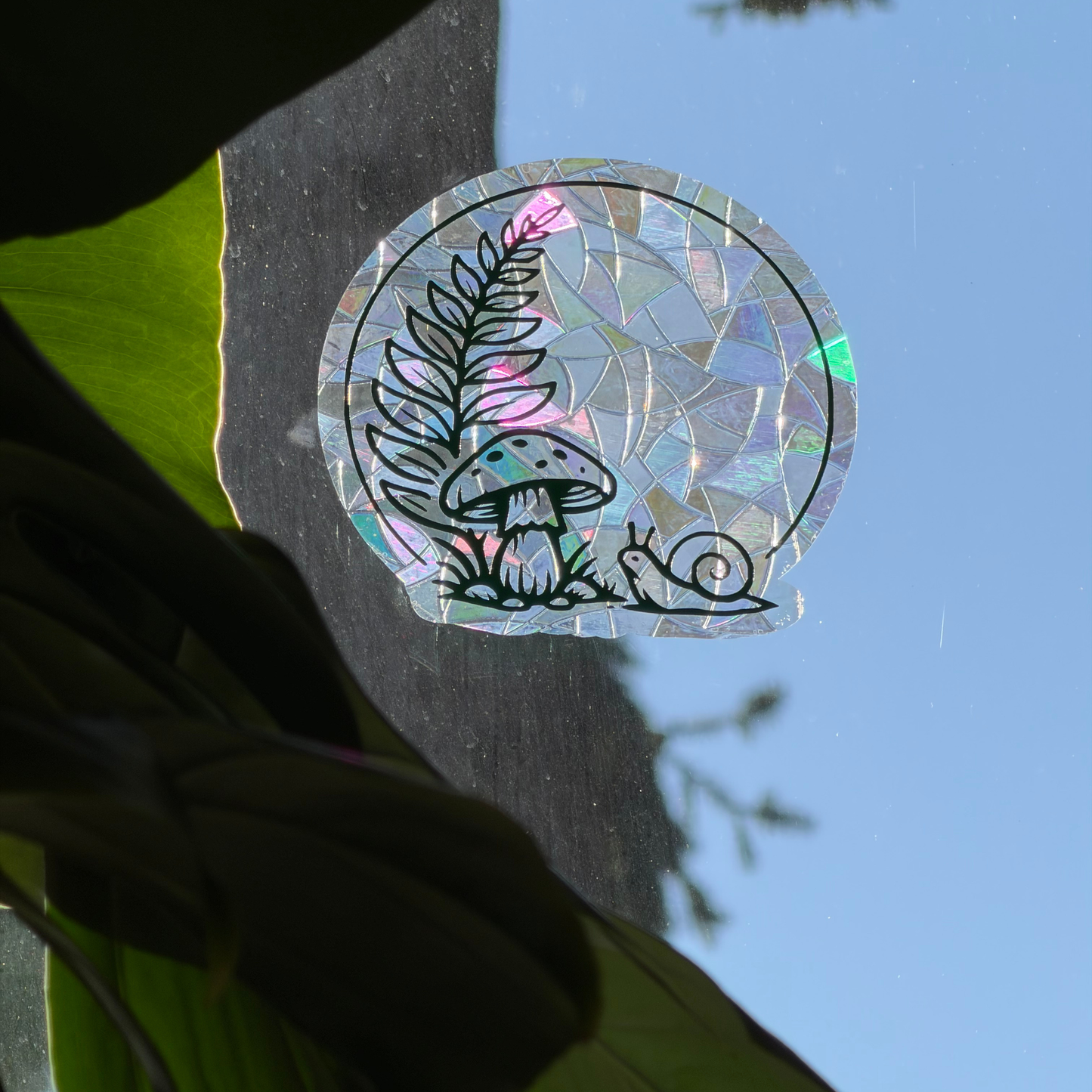 Fern Snail Suncatcher