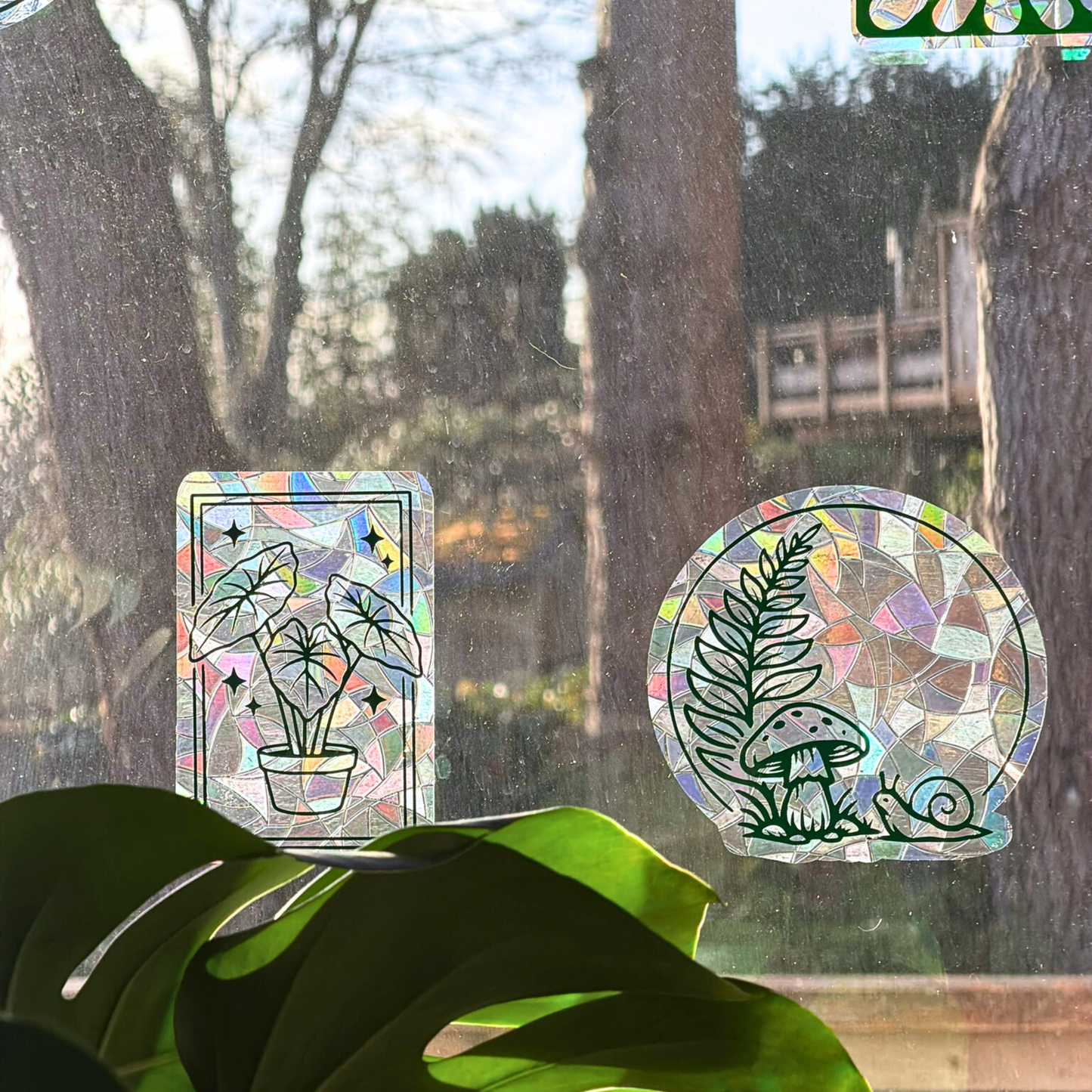 Alocasia Plant Suncatcher